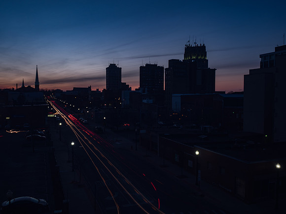 Downtown Jackson at Dusk 022316